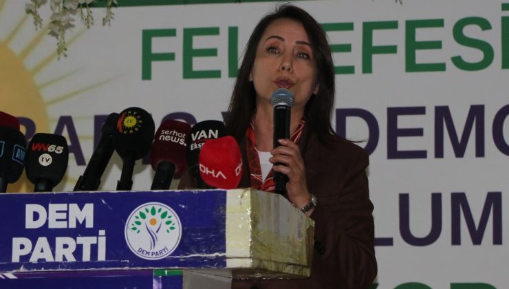 DEM Parti Eş Genel Başkanı Hatimoğulları Van’da çerçeve yasa çağrısı yaptı