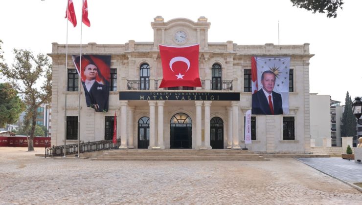 Depremde zarar gören Hatay’ın 98 yıllık tarihi valilik binası yeniden inşa edildi