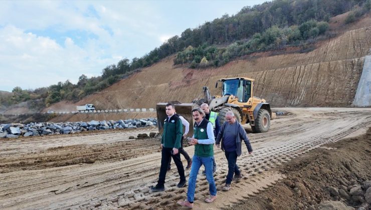 DSİ 11. Bölge Müdürü Yücegök, Tekirdağ’da İnecik 1-2 Barajı şantiyesini ziyaret etti