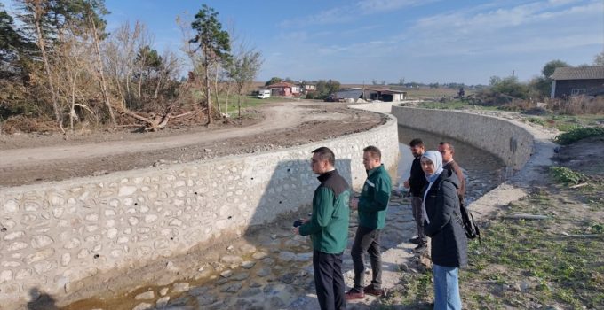 DSİ, Tekirdağ Saray Göçerler’de dere ıslahının 1520 metrelik bölümünü tamamladı