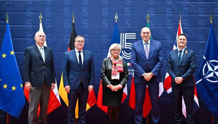 E5 savunma bakanları Paris’te Ukrayna desteğini ve Avrupa güvenliğini görüştü