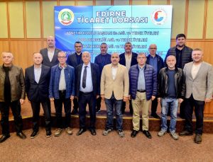 Edirne Ticaret Borsasında yönetim kurulu başkanlığına Oğuz Kurban seçildi