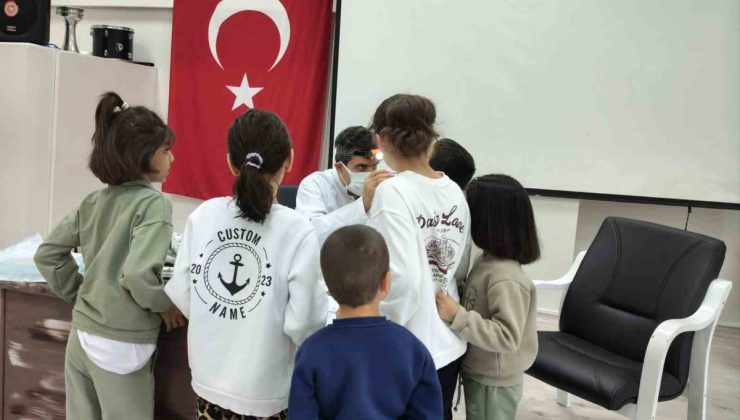 Elazığ’da korunma altındaki çocuklara ‘İyilik Var’ kapsamında diş taraması yapıldı