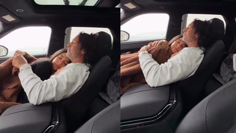 Elvin Levinlerden sel sırasında romantik paylaşım Tepkiler gelince hemen sildi