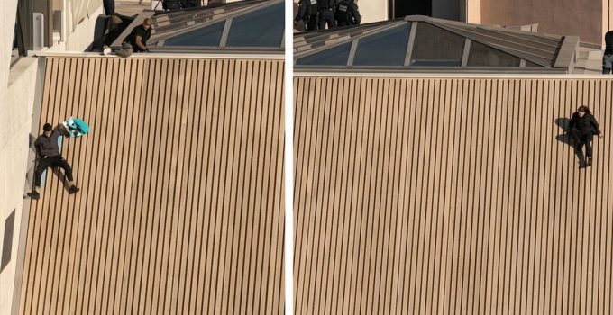 Fransa’da hayat pahalılığı protestolarında tehlikeli kaçış kamerada