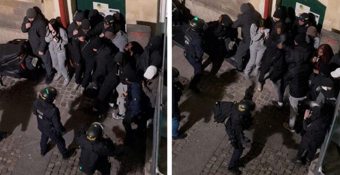 Fransa’da polis şiddeti kamerada! Gençleri tek tek copladılar