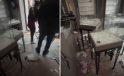 Fransa’da yağmalanan kuyumcunun son hali kameraya yansıdı