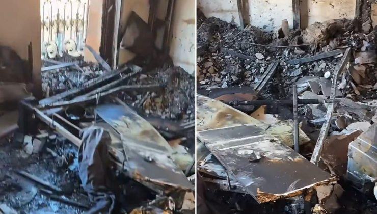 Görüntü Paris’ten! Protestolar sırasında evi harabeye çevirdiler