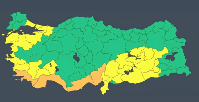 İçişleri Bakanı Çiftçi, 29 Ekim’de 4 il için turuncu kodlu yağış uyarısı yaptı