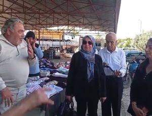 İYİ Parti Osmaniye İl Başkanı Kılıç, Düziçi pazarında esnafın sorunlarını dinledi
