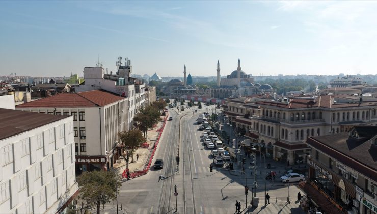 Konya’da Mevlana Caddesi çalışması Şeb-i Arus Haftası’ndan önce bitirilmek isteniyor
