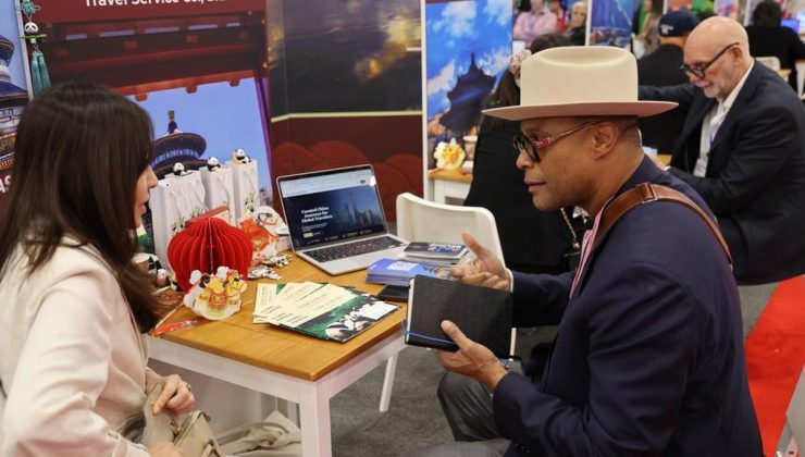 Las Vegas’taki 2026 IMEX America Fuarı’nda Çin’e ayrılan sergi alanı büyük ilgi gördü