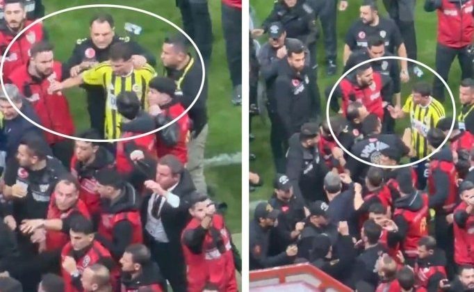 Mert Hakan Yandaş derbi sonrası polisle tartıştı!