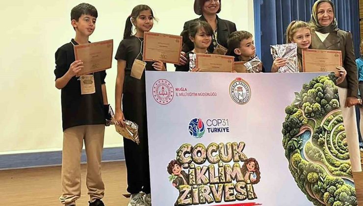 MTK Muğla Teknoloji Koleji öğrencileri Çocuk İklim Zirvesi’nde çözüm önerileri sundu