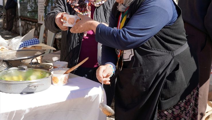 Muğla Menteşe’de 9. Tarhana Festivali’nde 2 bin kişilik çorba ikram edildi