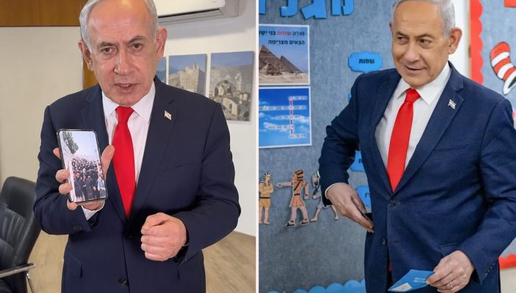 Netanyahu’dan seçim günü tepki çeken sözler! Arap seçmenleri hedef aldı