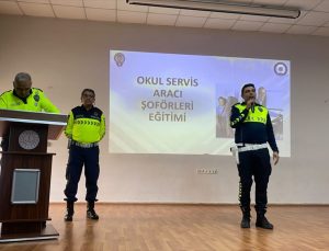 Niğde’de 256 okul servis sürücüsü ve rehber personel trafik eğitiminden geçirildi
