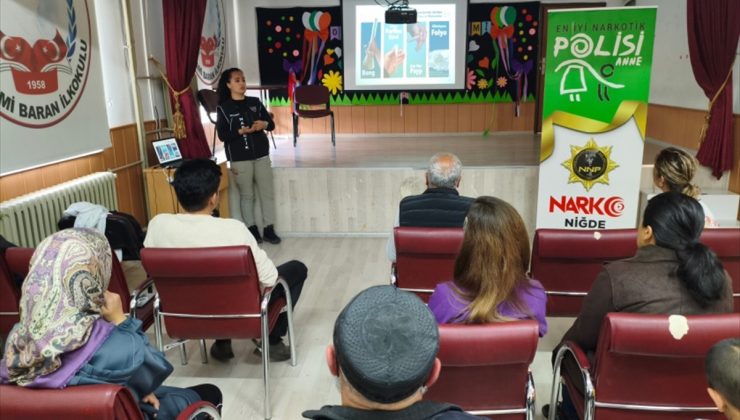 Niğde’de emniyet ekipleri 2 bin 92 kişiye uyuşturucu bilgilendirmesi yaptı