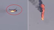 Korkulan oldu! Husiler, Suudi Arabistan'ın helikopterini düşürdü