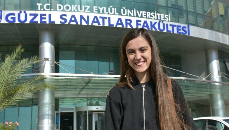 Otizmli Filiz Eylül Taşpınar, DEÜ Güzel Sanatlar Fakültesi Resim Bölümü’nü kazandı