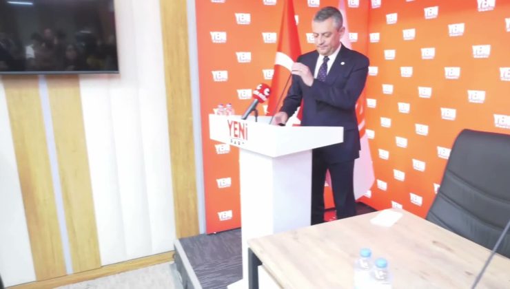 Özgür Özel, Bakırköy’de 86 yaşındaki babanın gözaltına alınmasına tepki gösterdi