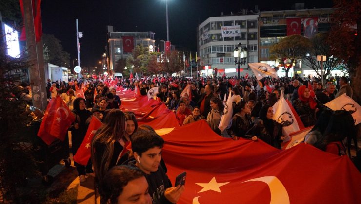 Polatlı’da “Cumhuriyet’e Saygı Yürüyüşü” düzenlendi