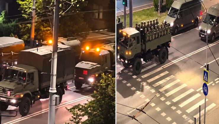 Protestoların devam ettiği Arnavutluk’ta askeri hareketlilik