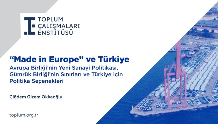 Rapor, AB’nin yeni sanayi politikasını Türkiye otomotiv ihracatı için riskli buldu