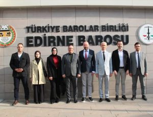 Saadet Partisi Genel Başkan Yardımcısı Tekin, Edirne Barosu Başkanını tebrik etti