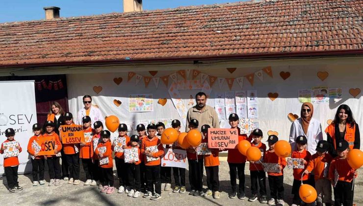 Samsun Vezirköprü’de Lösemili Çocuklar Vakfı ekibi 3 ilkokulda lösemi eğitimi verdi