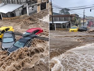 Sel dehşeti bu kez Güney Amerika’da yaşandı: Ülkenin başkenti sular altında