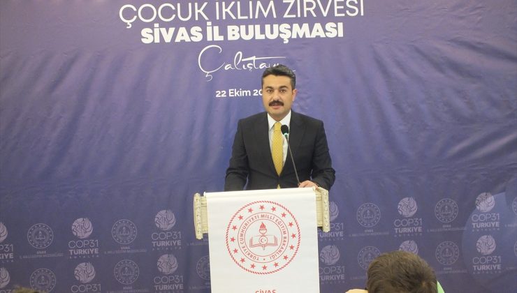 Sivas’ta COP31 Çocuk İklim Zirvesi çalıştayına 98 öğrenci katıldı