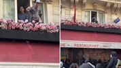 Paris'te restoran sahibinin göstericilere biber gazlı müdahalesi ters tepti
