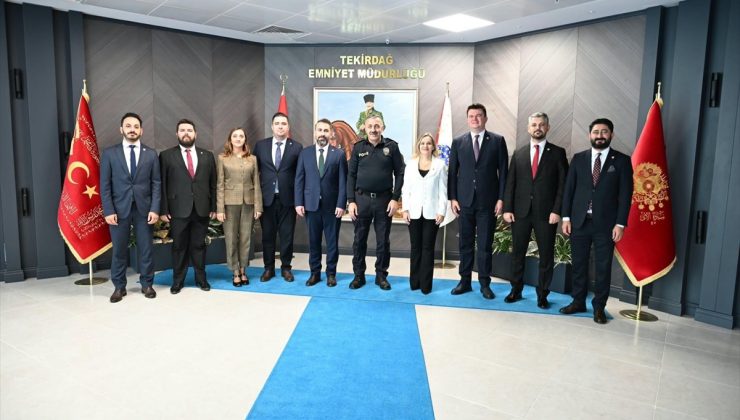 Tekirdağ Barosu Başkanı Arslan, İl Emniyet Müdürü Turanlı’yı makamında ziyaret etti