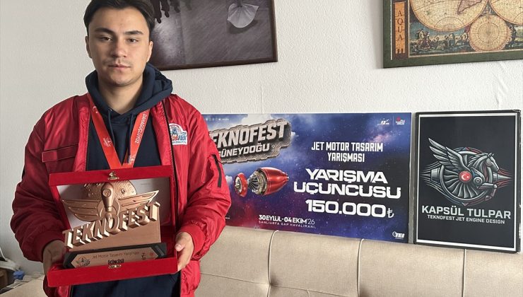 TEKNOFEST üçüncüsü Kapsül Tulpar, 58,95 kiloluk nozulla yerli motora katkı sunacak