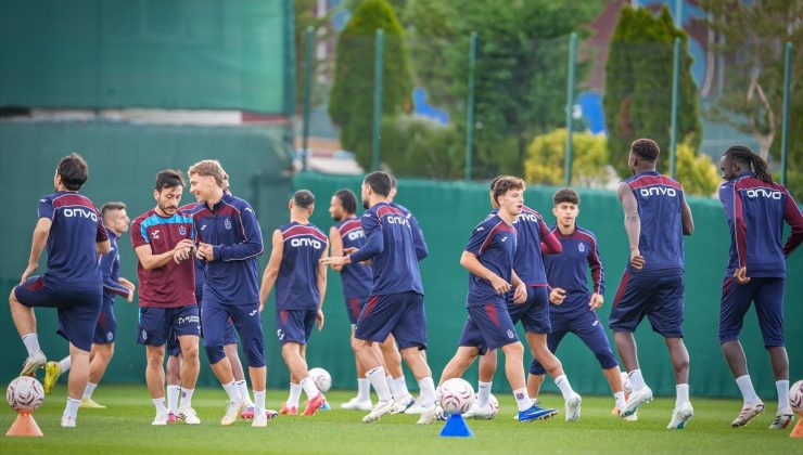 Trabzonspor, Papara Park’ta Beşiktaş’la oynayacağı maçın hazırlıklarını tamamladı