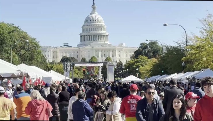 Washington’daki Türk Festivali’ne on binlerce kişi ve Azerbaycanlılar ilgi gösterdi