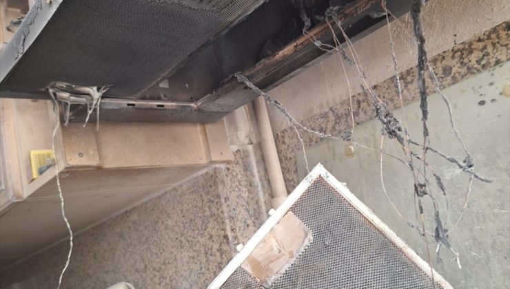Yalova Çınarcık’ta aspiratörde çıkan mutfak yangını itfaiye ekiplerince söndürüldü