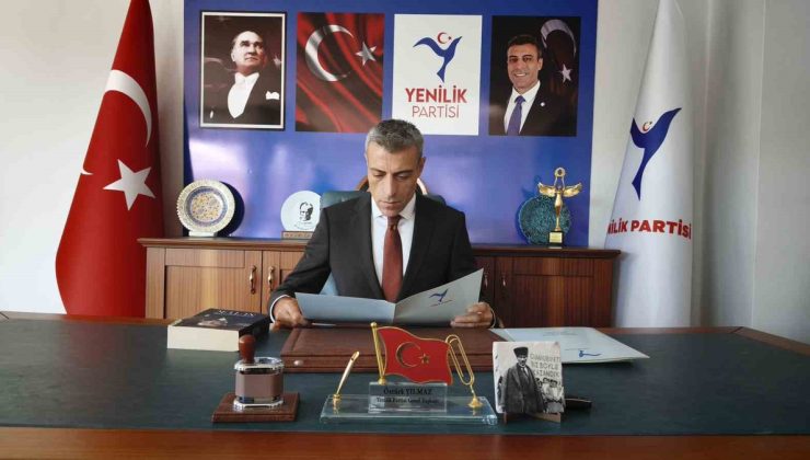 Yenilik Partisi Genel Başkanı Öztürk Yılmaz, AYM’nin YENİ Parti kararını kınadı