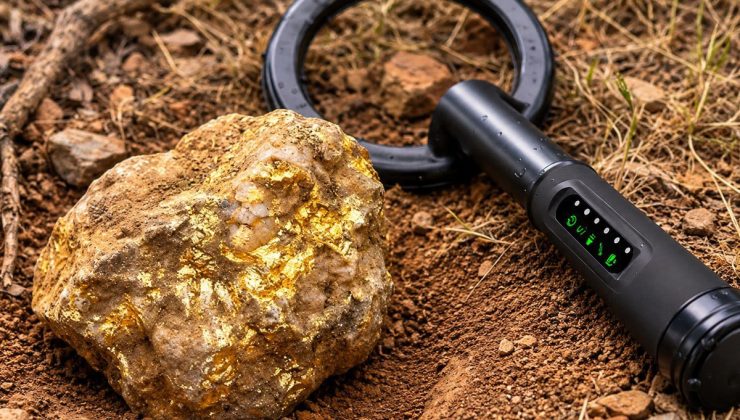 Yok böyle şans! Basit bir dedektörle 2,5 kilogram saf altın buldu
